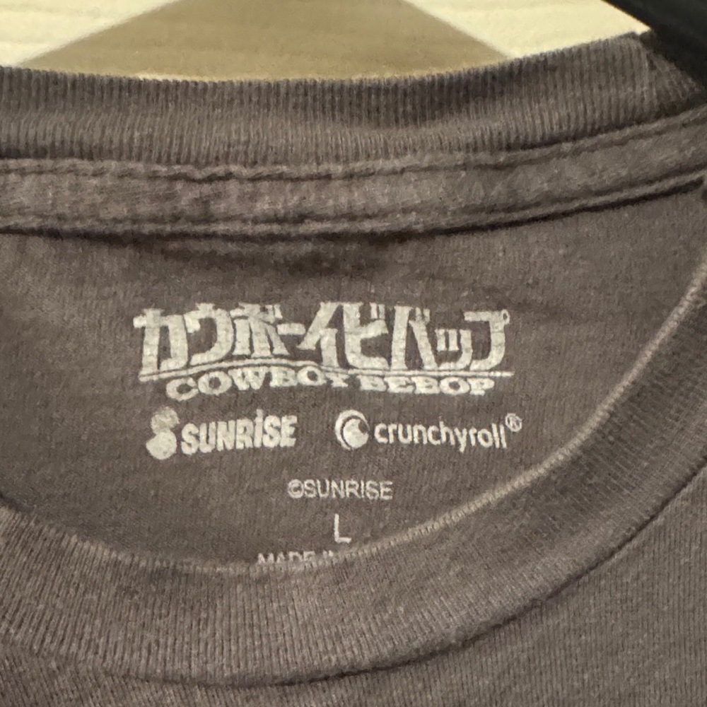 Cowboy Bebop Graphic Charcoal T-Shirt - Picture 4 of 5